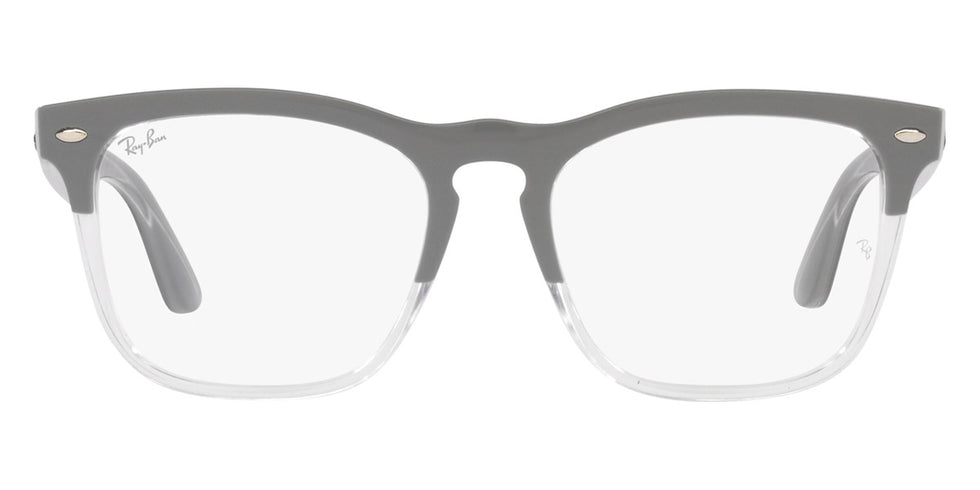 Ray-Ban® Steve RX4487V RX4487V 8195 51 - Beige on Transparent Dark Blue Eyeglasses