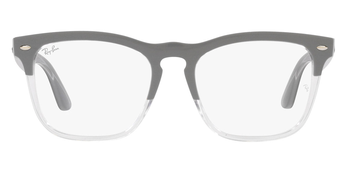 Ray-Ban® Steve RX4487V RX4487V 8195 51 - Beige on Transparent Dark Blue Eyeglasses