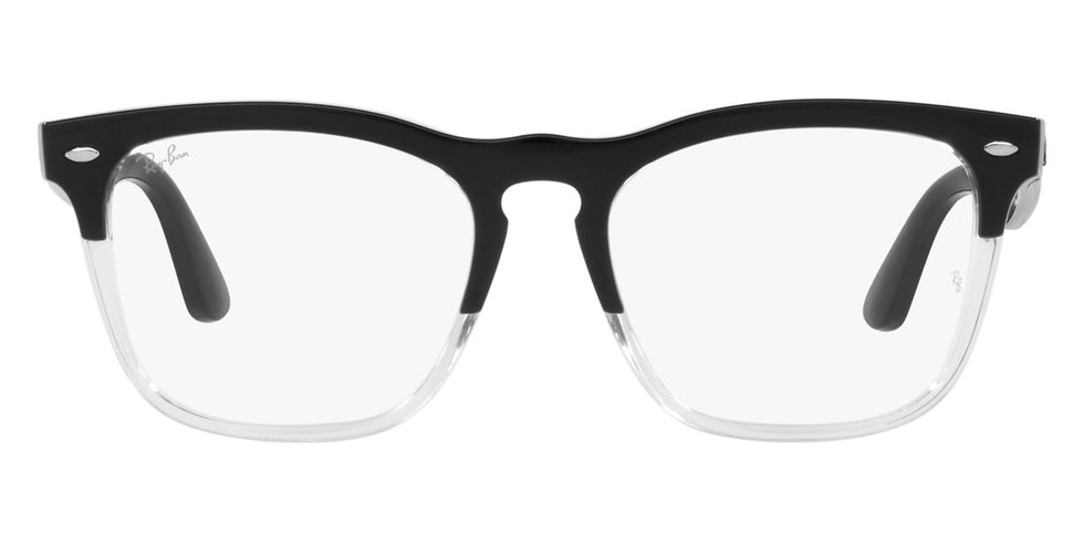 Ray-Ban® Steve RX4487Vf RX4487VF 8193 54 - Black on Transparent Eyeglasses