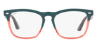 Ray-Ban® Steve RX4487Vf RX4487VF 8194 54 - Dark Green on Transparent Light Red Eyeglasses