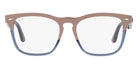 Ray-Ban® Steve RX4487Vf RX4487VF 8195 54 - Beige on Transparent Dark Blue Eyeglasses