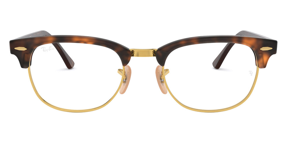 Ray-Ban® Clubmaster RX5154 RX5154 8118 51 - Pink Havana Eyeglasses
