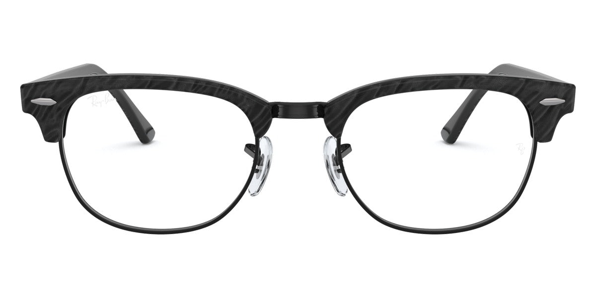 Ray-Ban® Clubmaster RX5154 RX5154 8230 49 - Bordeaux on Rose Gold Eyeglasses