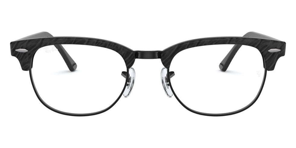Ray-Ban® Clubmaster RX5154 RX5154 8230 49 - Bordeaux on Rose Gold Eyeglasses