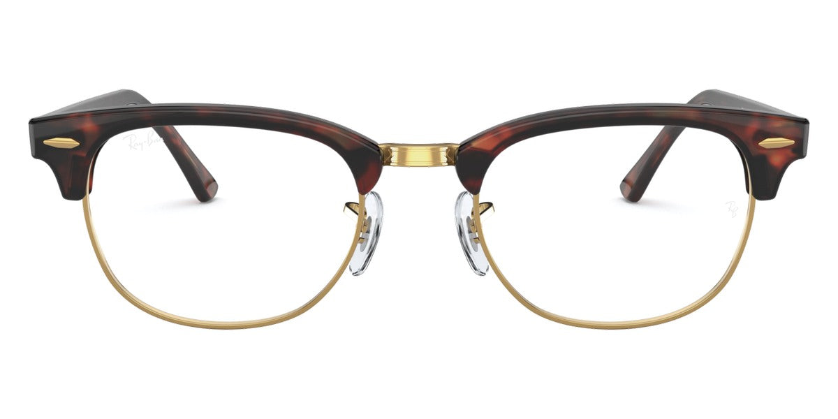 Ray-Ban® Clubmaster RX5154 RX5154 8118 49 - Pink Havana Eyeglasses