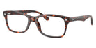 Ray-Ban® RX5228 RX5228 8423 50 Eyeglasses - Havana Red Turtle