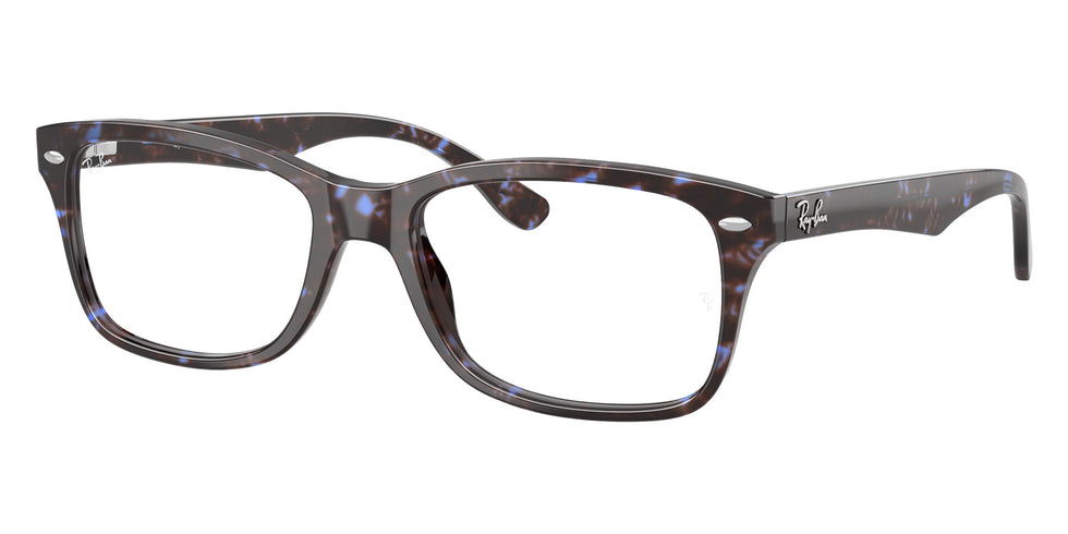 Ray-Ban® RX5228 RX5228 8424 53 Eyeglasses - Havana Blue Turtle
