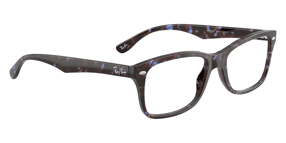 Ray-Ban® RX5228 RX5228 8424 53 Eyeglasses - Havana Blue Turtle