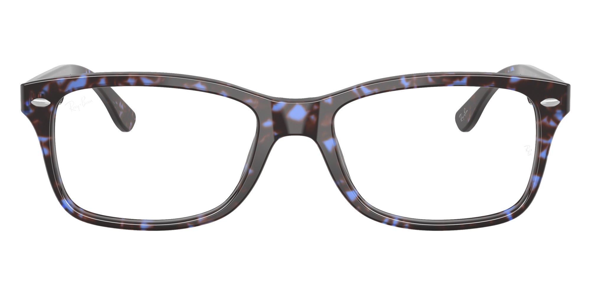 Ray-Ban® RX5228 RX5228 8424 53 Eyeglasses - Havana Blue Turtle
