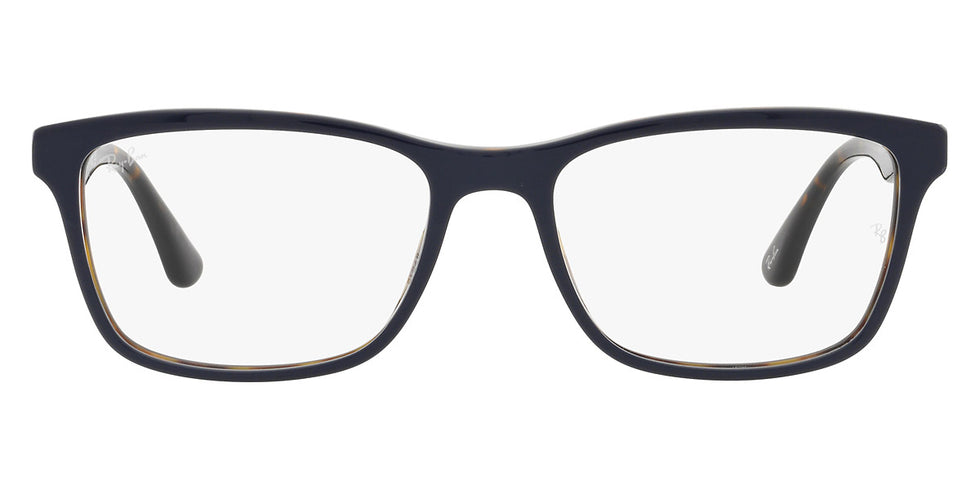 Ray-Ban® RX5279F RX5279F 8283 55 - Blue on Havana Eyeglasses