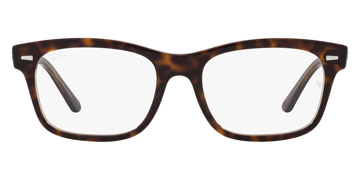 Ray-Ban® Mr BuRBank RX5383 RX5383 8285 52 - Havana on Transparent Eyeglasses