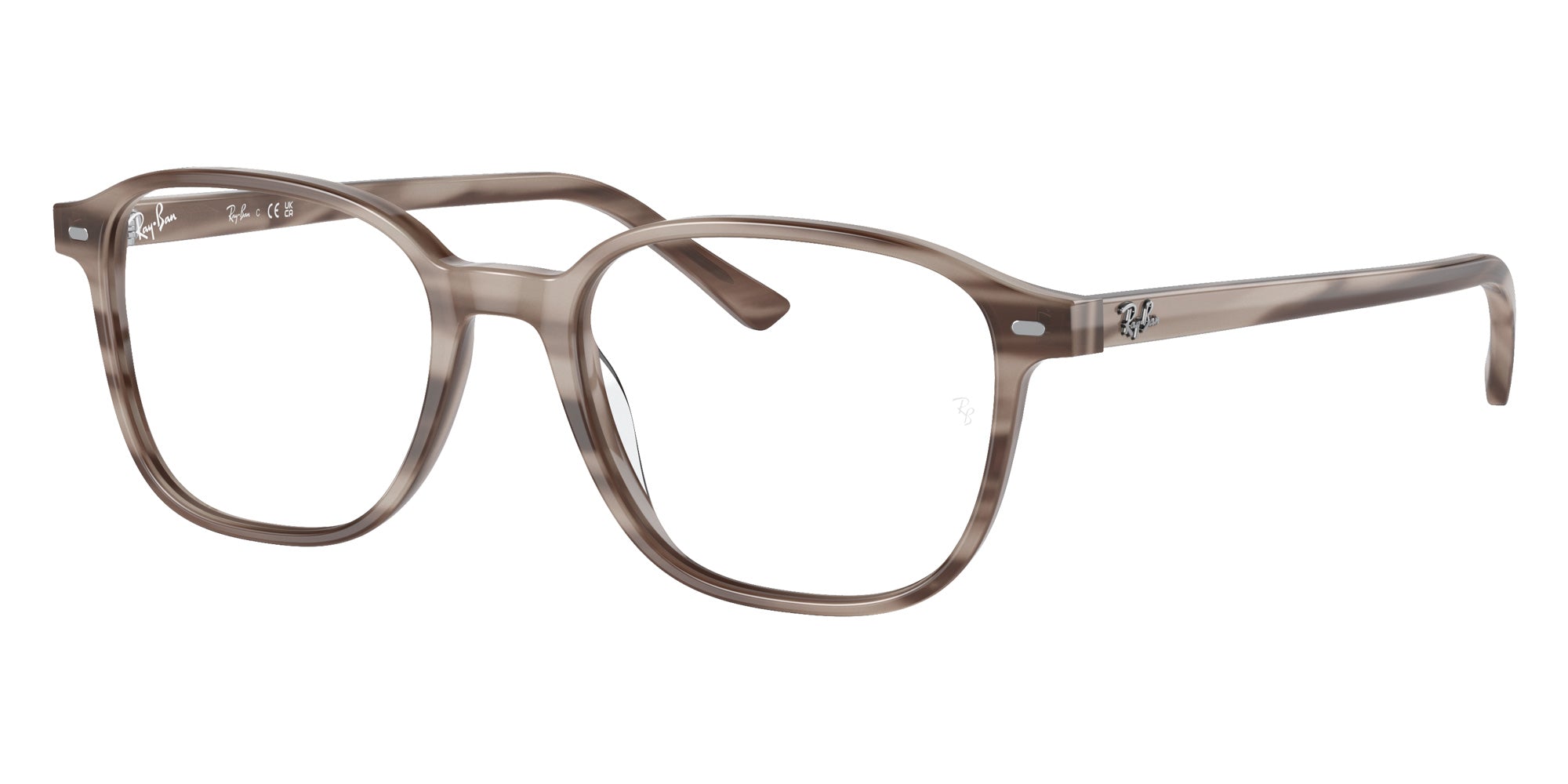 Ray-Ban® RX5393 RX5393 8360 51 Eyeglasses - Striped Gray