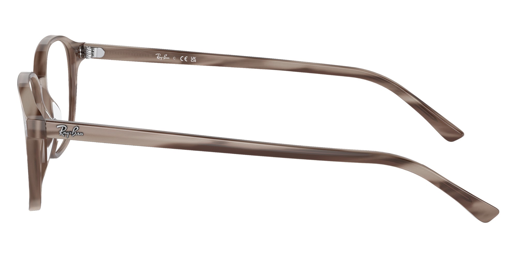 Ray-Ban® RX5393 RX5393 8360 51 Eyeglasses - Striped Gray