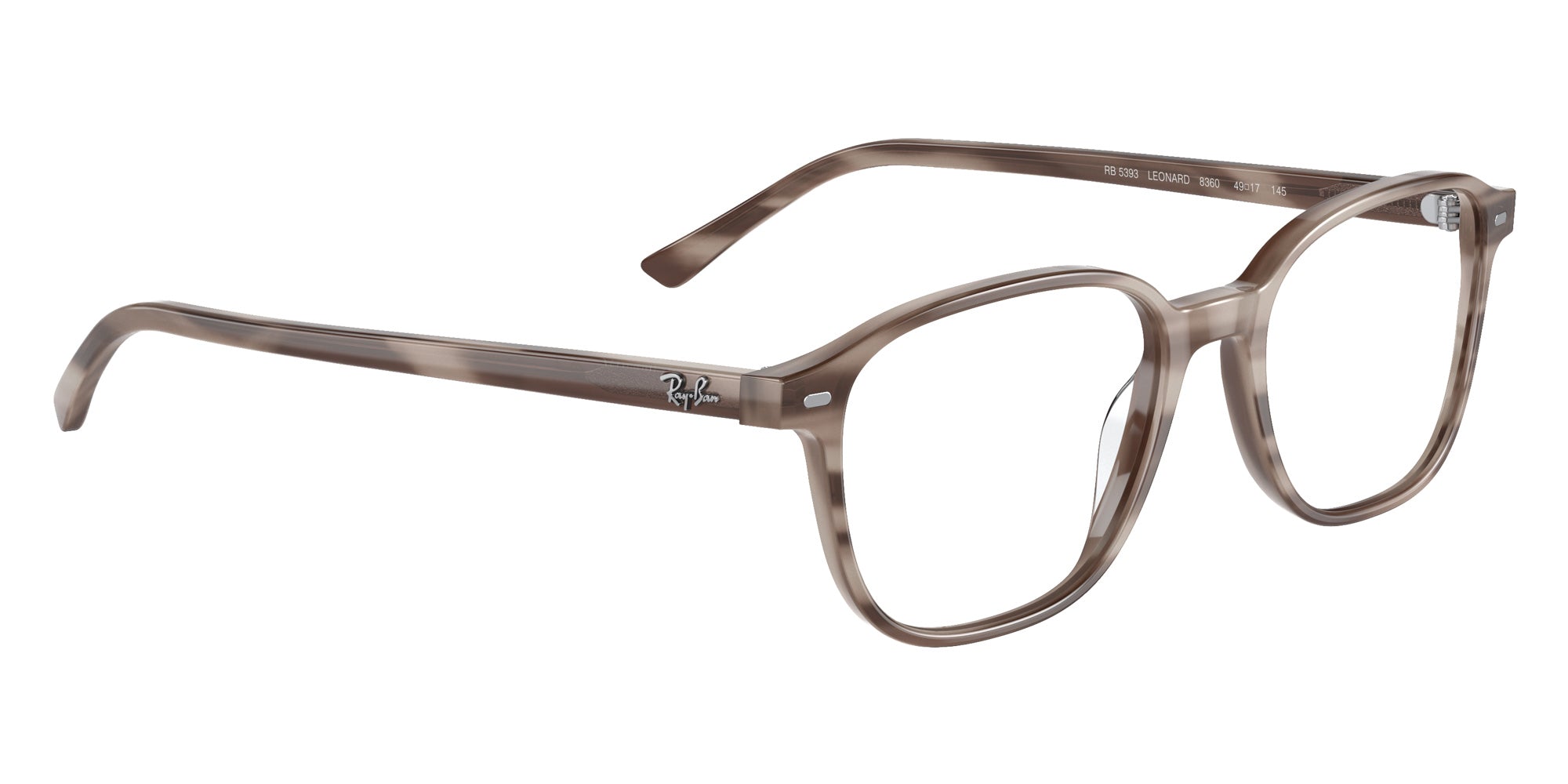 Ray-Ban® RX5393 RX5393 8360 51 Eyeglasses - Striped Gray
