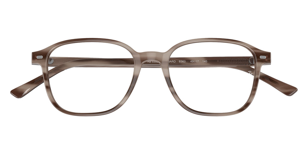 Ray-Ban® RX5393 RX5393 8360 51 Eyeglasses - Striped Gray