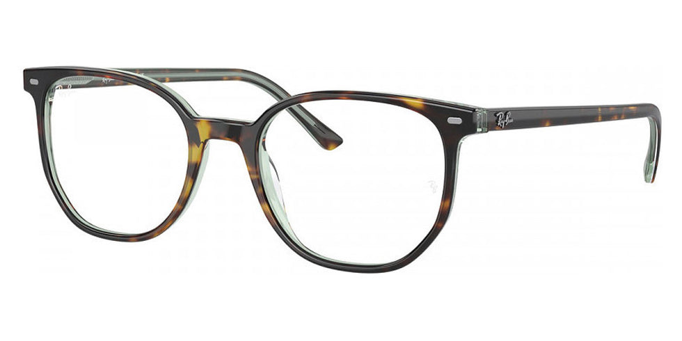 Ray-Ban® Elliot RX5397 RX5397 8249 52 - Havana on Transparent Green Eyeglasses