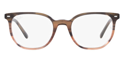 Ray-Ban® ELLIOT 0RX5397 RX5397 8251 50 - Striped Brown and Red Eyeglasses