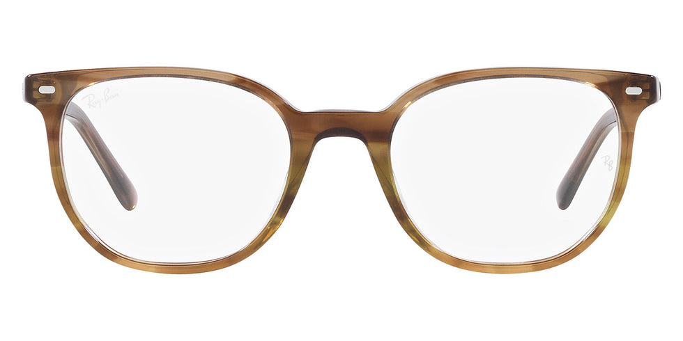 Ray-Ban® Elliot RX5397 RX5397 8255 50 - Striped Brown and Green Eyeglasses