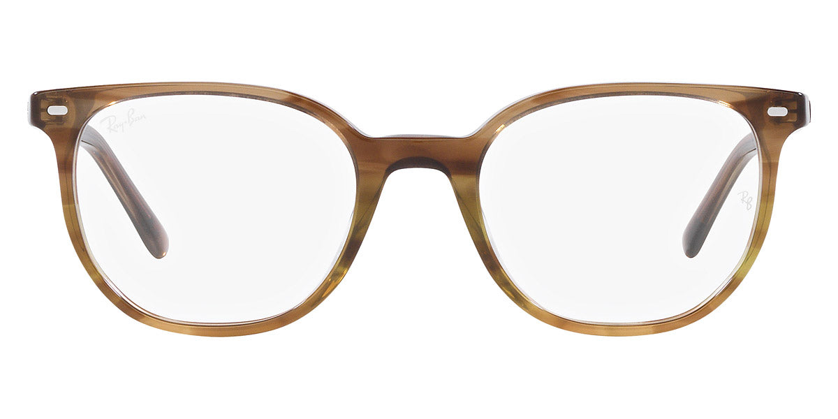 Ray-Ban® ELLIOT 0RX5397 RX5397 8255 50 - Striped Brown and Green Eyeglasses