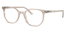 Ray-Ban® RX5397 RX5397 8449 50 Eyeglasses - Transparent Light Brown