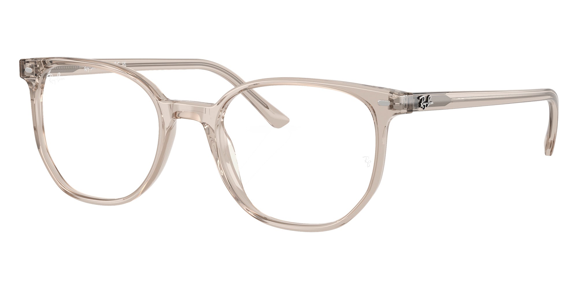Ray-Ban® RX5397 RX5397 8449 50 Eyeglasses - Transparent Light Brown