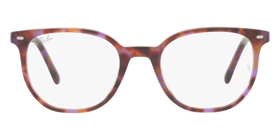 Ray-Ban® Elliot RX5397F RX5397F 8175 52 - Brown/Violet Havana Eyeglasses