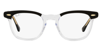 Ray-Ban® HAWKEYE 0RX5398F RX5398F 2034 50 - Black on Transparent Eyeglasses