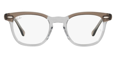 Ray-Ban® HAWKEYE 0RX5398F RX5398F 8112 50 - Brown on Transparent Gray Eyeglasses