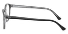 Ray-Ban® RX5417F RX5417F 8367 52 Eyeglasses - Dark Gray On Transparent Gray