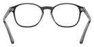 Ray-Ban® RX5417F RX5417F 8367 52 Eyeglasses - Dark Gray On Transparent Gray