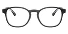 Ray-Ban® RX5417F RX5417F 8367 52 Eyeglasses - Dark Gray On Transparent Gray