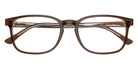 Ray-Ban® RX5418 RX5418 8365 54 Eyeglasses - Brown On Transparent Light Brown