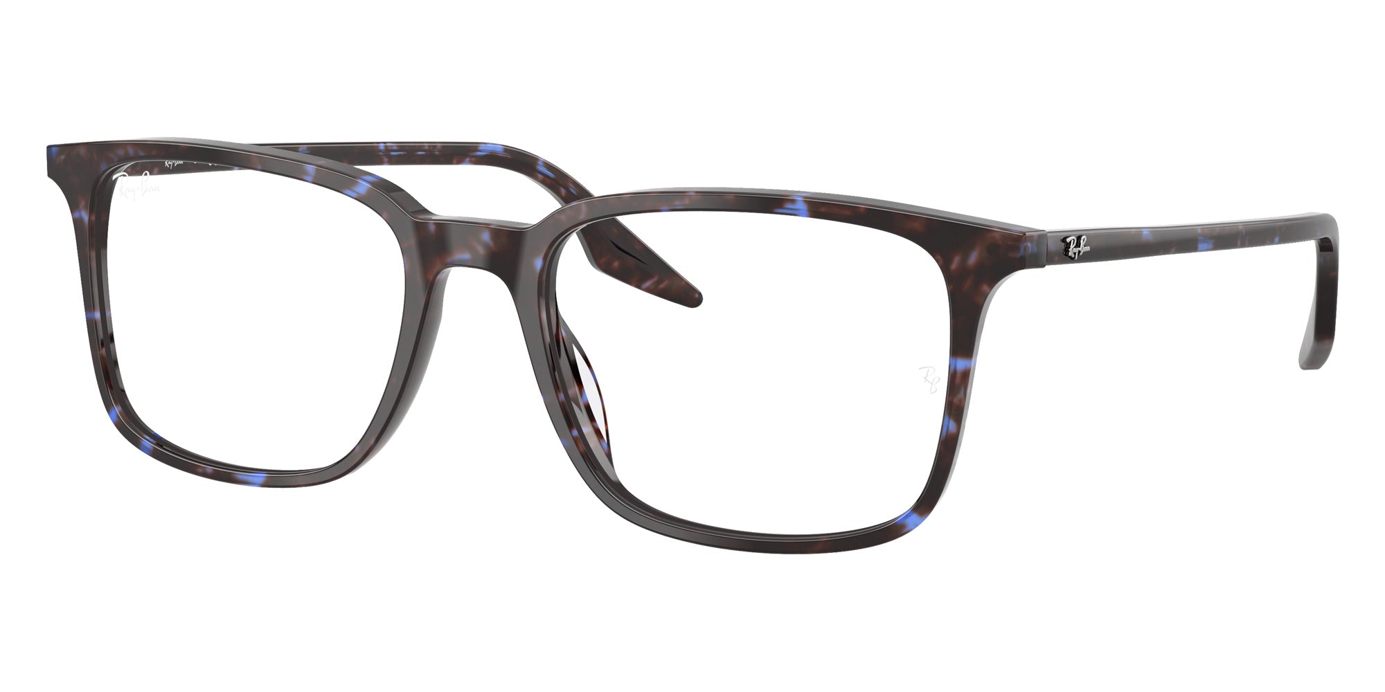 Ray-Ban® RX5421 RX5421 8424 55 Eyeglasses - Havana Blue Turtle