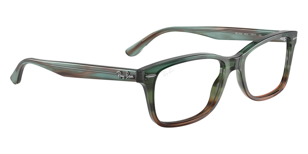 Ray-Ban® RX5428 RX5428 8252 53 Eyeglasses - Striped Light Blue