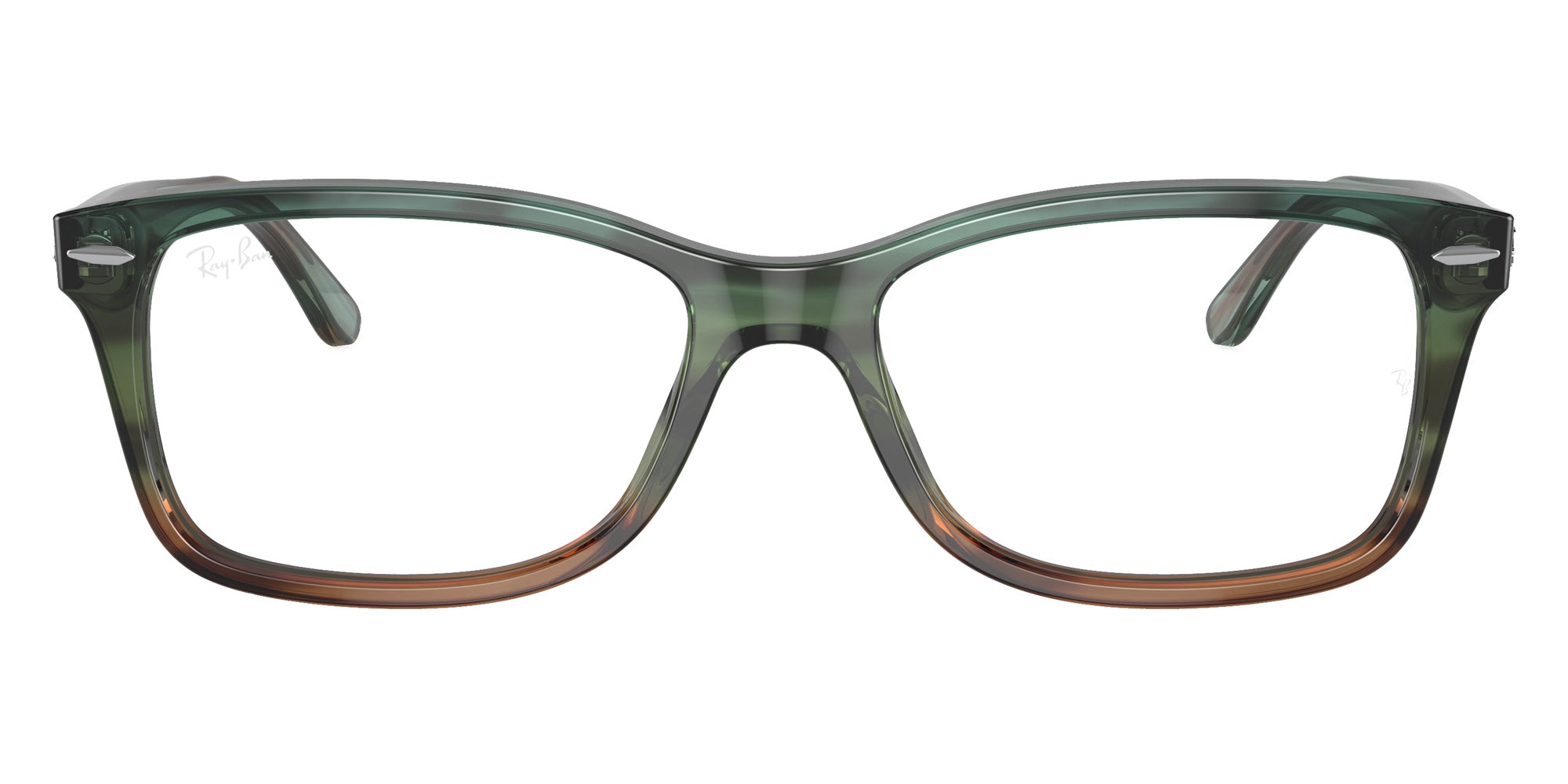 Ray-Ban® RX5428 RX5428 8252 53 Eyeglasses - Striped Light Blue