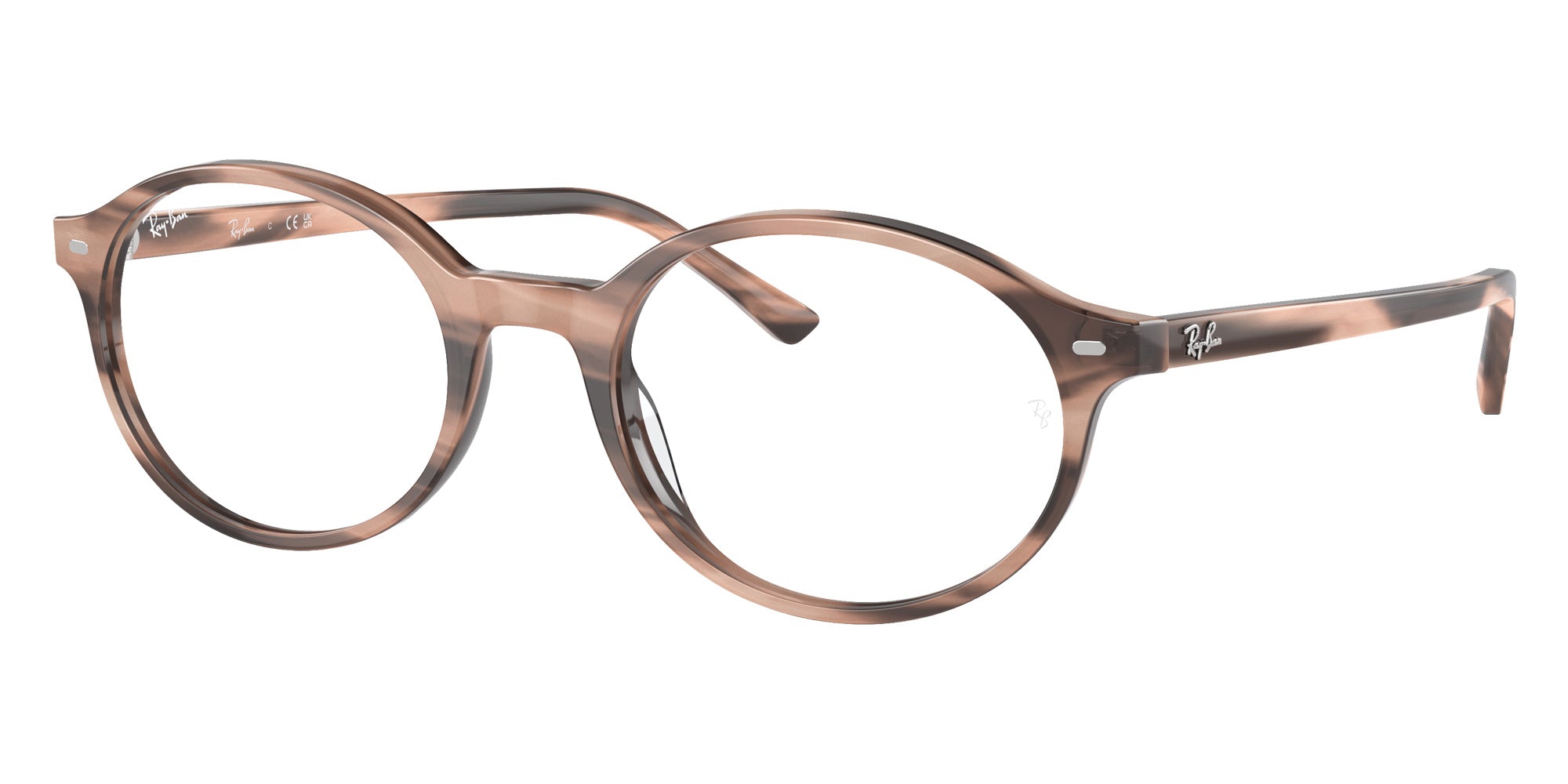Ray-Ban® RX5429 RX5429 8358 53 Eyeglasses - Striped Pink