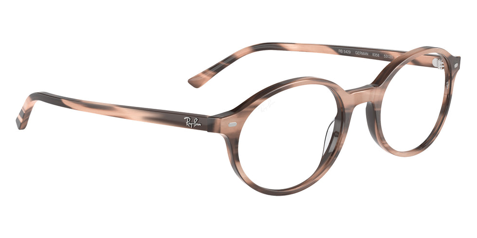 Ray-Ban® RX5429 RX5429 8358 53 Eyeglasses - Striped Pink