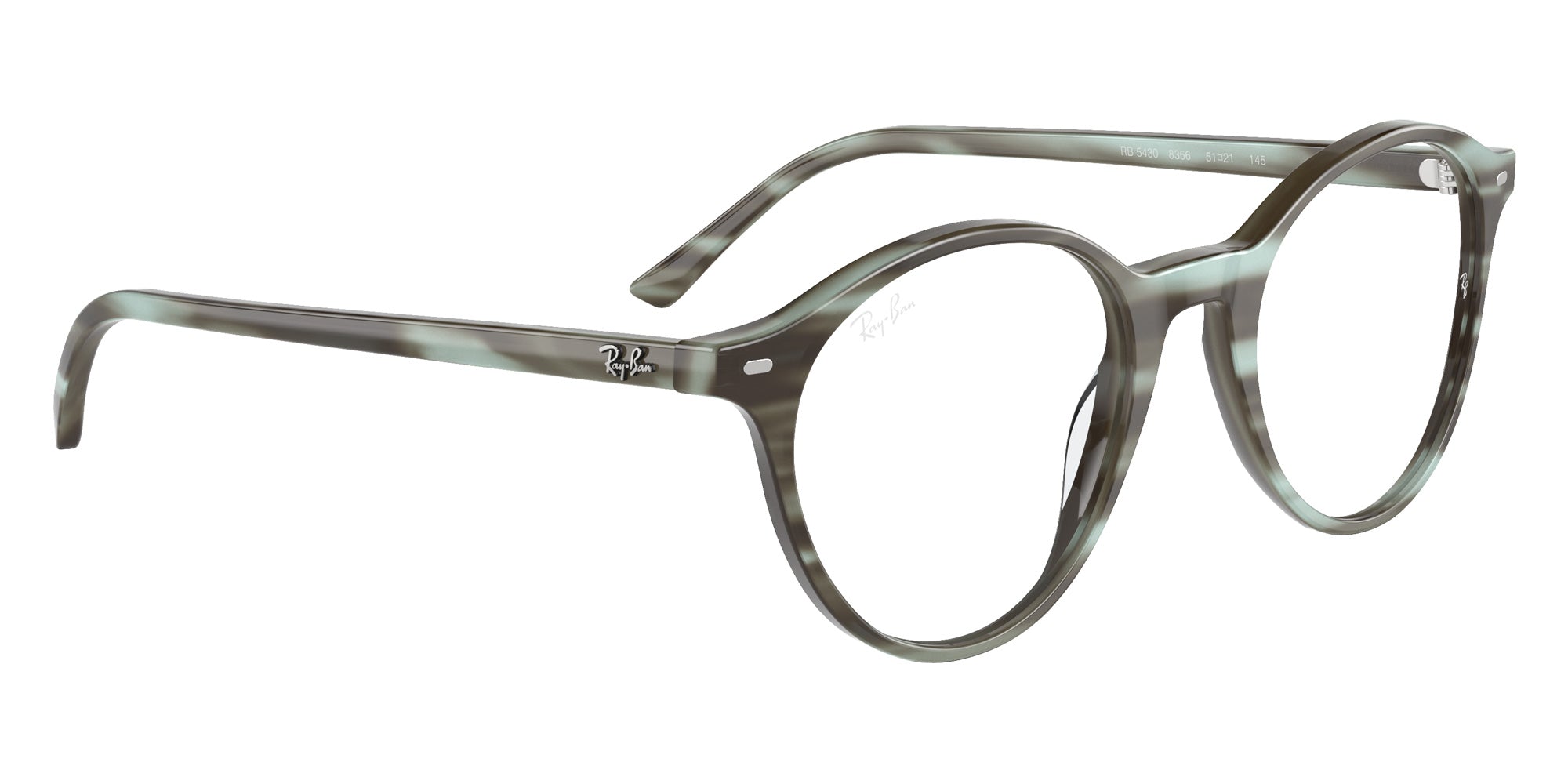 Ray-Ban® RX5430 RX5430 8356 51 Eyeglasses - Striped Green