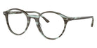 Ray-Ban® RX5430F RX5430F 8356 51 Eyeglasses - Striped Green