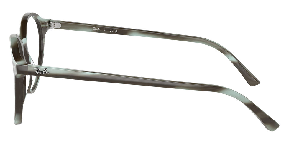 Ray-Ban® RX5430F RX5430F 8356 51 Eyeglasses - Striped Green