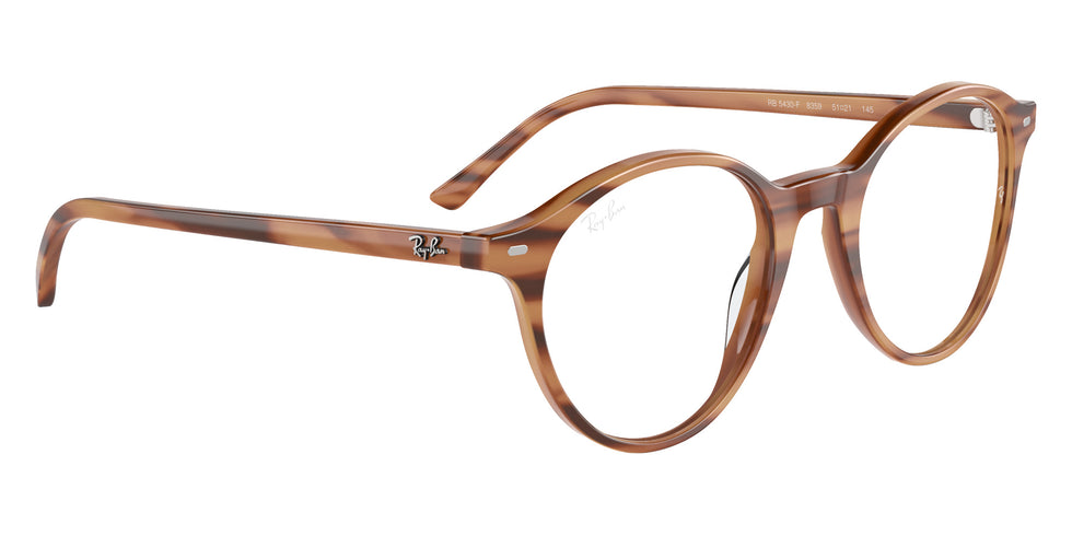 Ray-Ban® RX5430F RX5430F 8359 51 Eyeglasses - Striped Brown