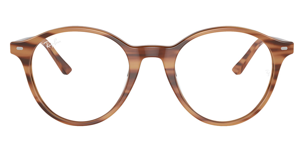 Ray-Ban® RX5430F RX5430F 8359 51 Eyeglasses - Striped Brown