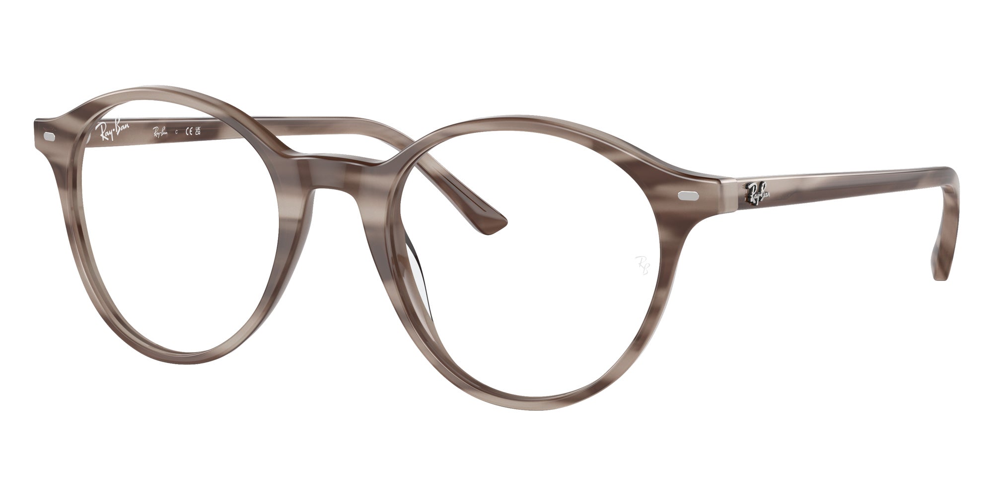 Ray-Ban® RX5430F RX5430F 8360 51 Eyeglasses - Striped Gray