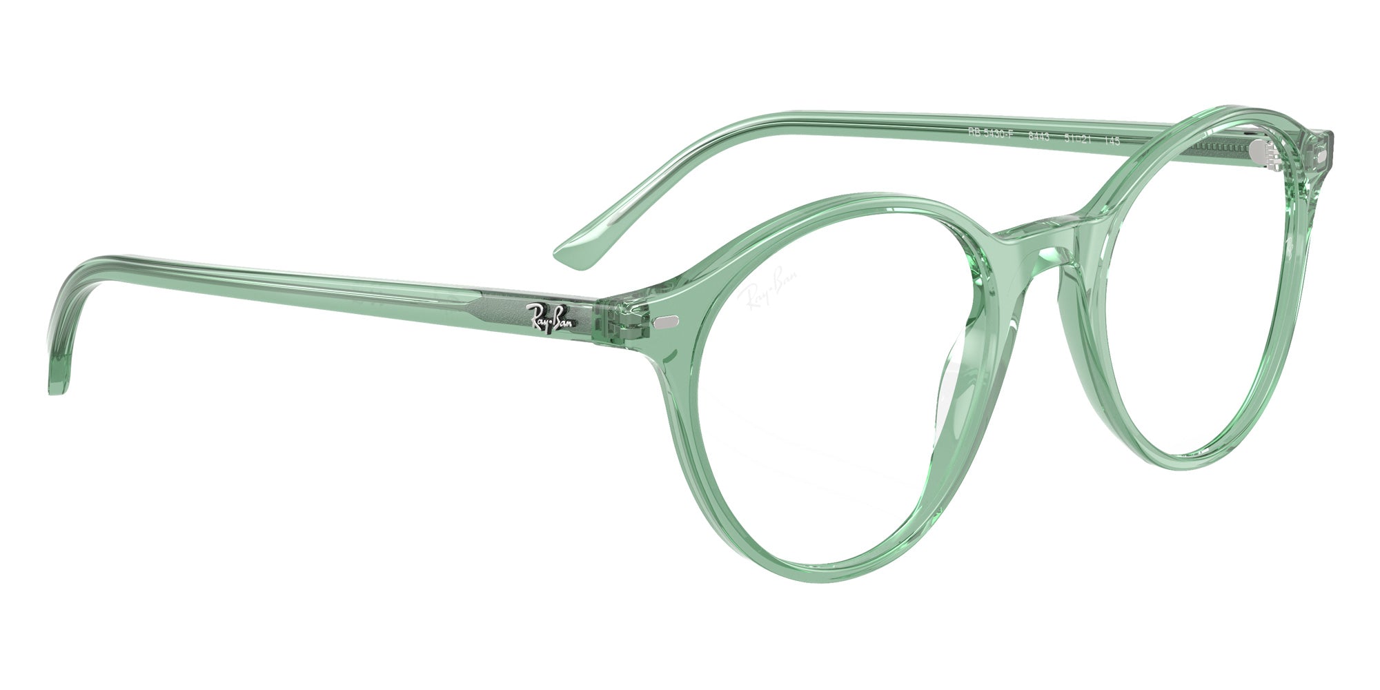 Ray-Ban® RX5430F RX5430F 8443 51 Eyeglasses - Light Green