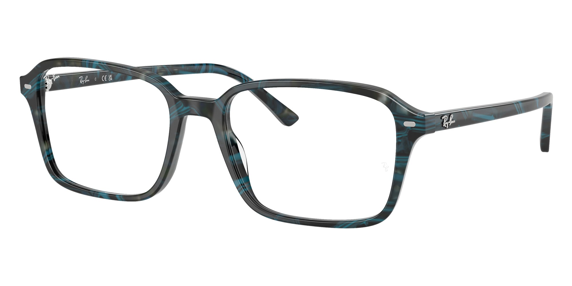 Ray-Ban® RX5431 RX5431 8394 56 Eyeglasses - Transparent Fantasy Blue/Gray