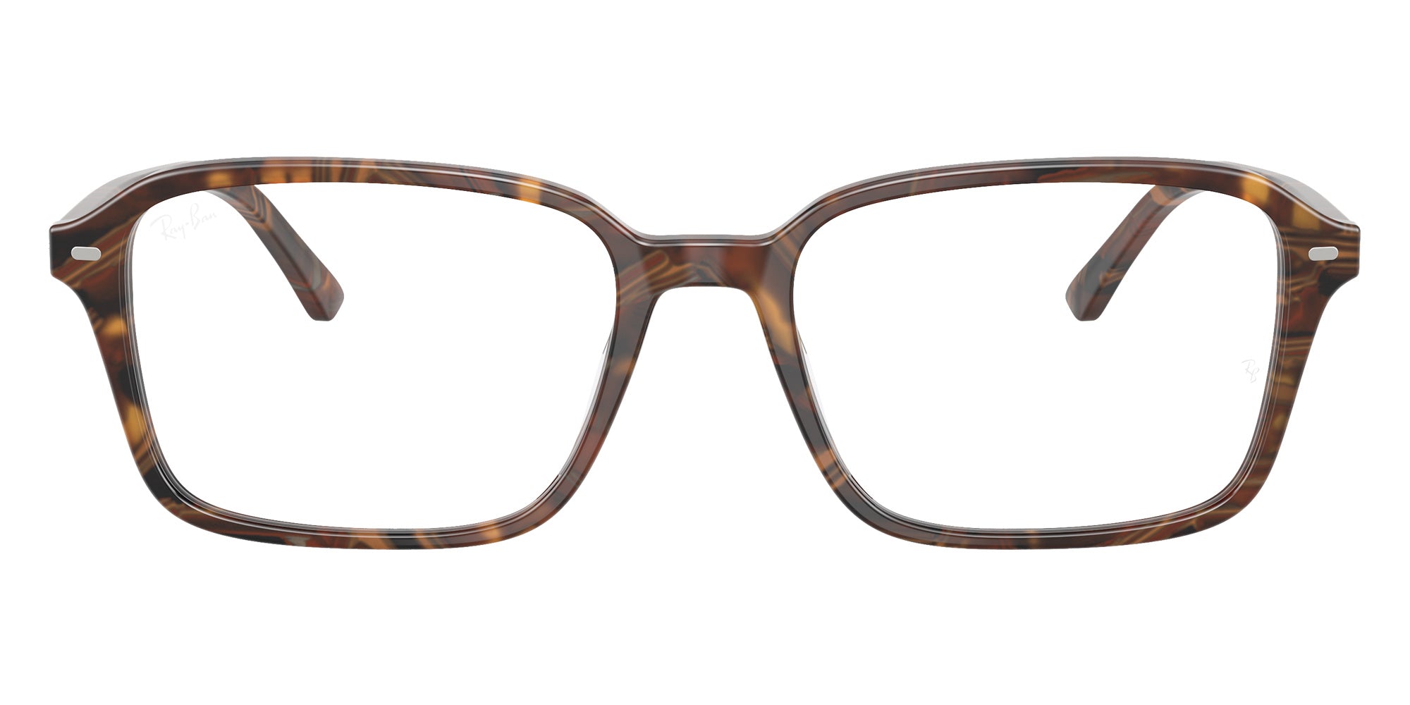 Ray-Ban® RX5431 RX5431 8395 56 Eyeglasses - Transparent Fantasy Brown/Yellow