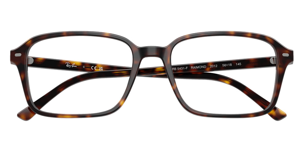 Ray-Ban® RX5431F RX5431F 2012 54 Eyeglasses - Havana