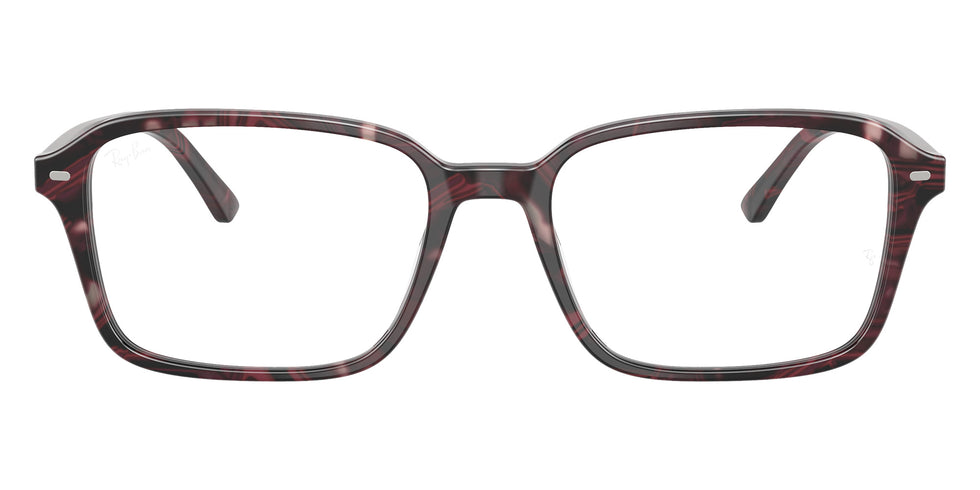 Ray-Ban® RX5431F RX5431F 8393 54 Eyeglasses - Transparent Fantasy Violet/Red