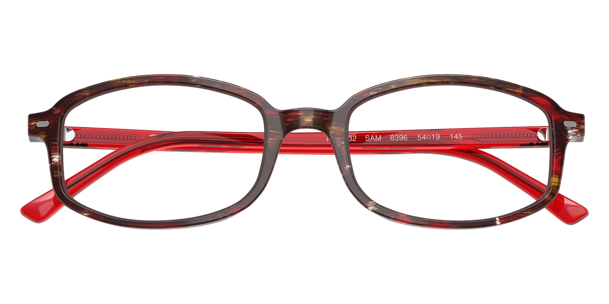 Ray-Ban® RX5432 RX5432 8396 54 Eyeglasses - Transparent Red