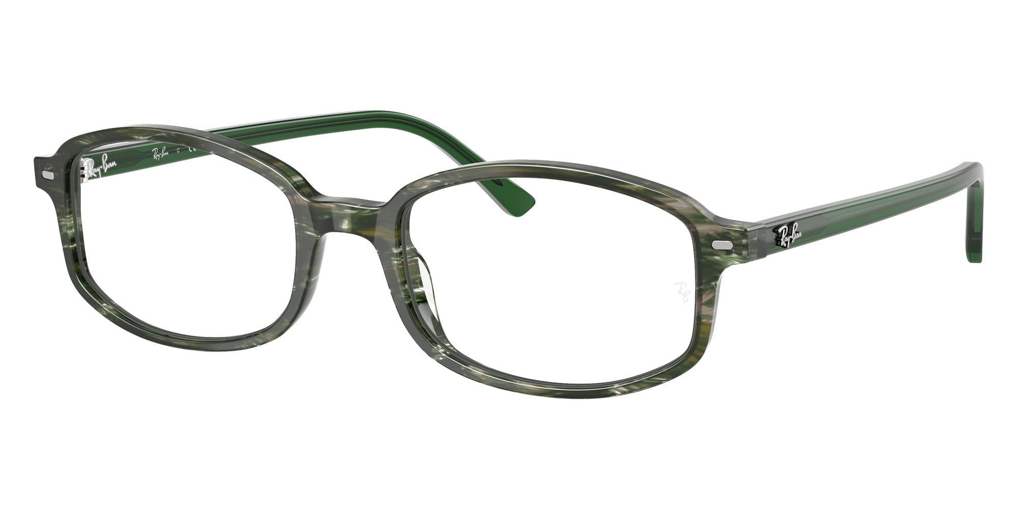 Ray-Ban® RX5432 RX5432 8398 54 Eyeglasses - Transparent Green